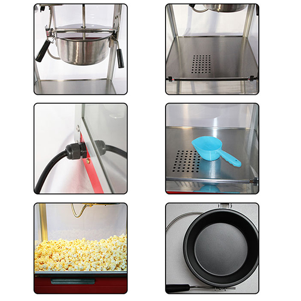 Commercial Popcorn Maker With Cart 