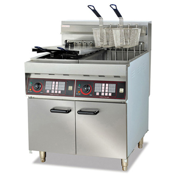 Extra Large Double Basket Gas Chips Deep Fryer